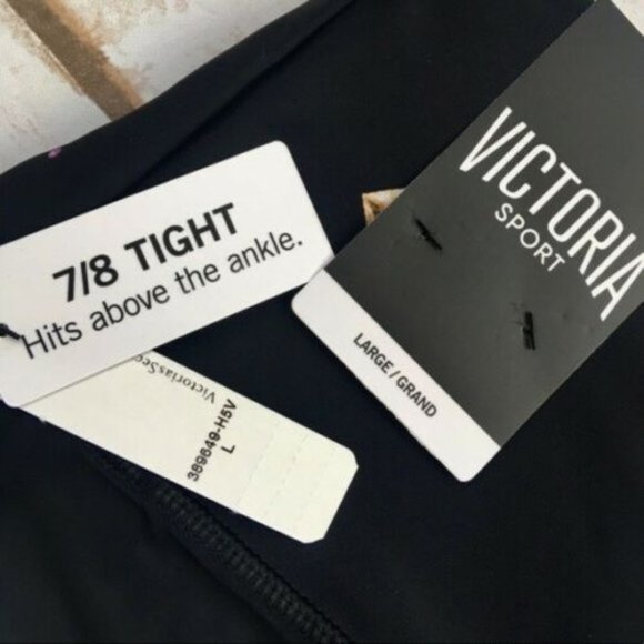 NWT Victoria's Secret Sport Sparkle Shine 7/8 Leggings - Picture 4 of 7